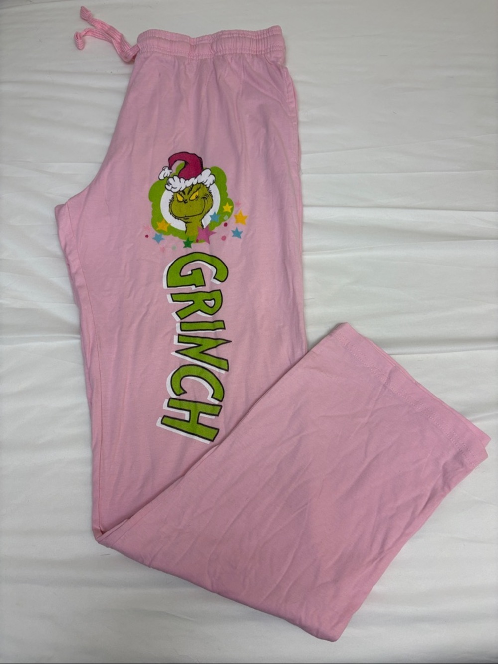 Grinch Pink Lightweight Pajama Pants  Sz 2XL